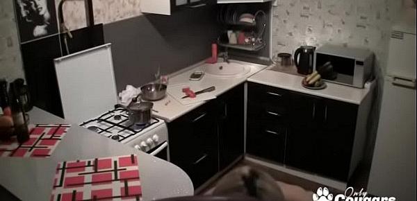  Housewife Caught Cooking Naked On Hidden Camera